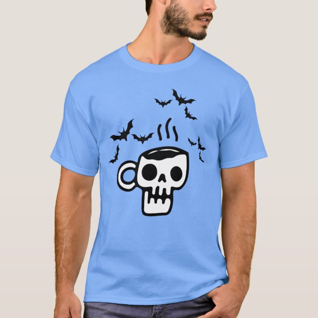 Spooky Halloween Coffee friends T-Shirt (Front)