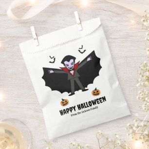 Spooky Halloween Costume Party Dracula Vampire Favour Bags