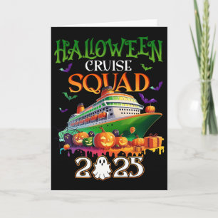 Spooky Halloween Cruise Squad 2025 Cruising Crew S Card