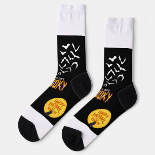 Spooky Halloween design Socks