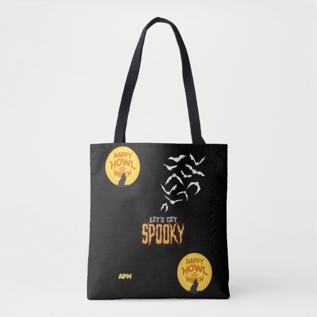 Spooky Halloween design Tote Bag (Front)