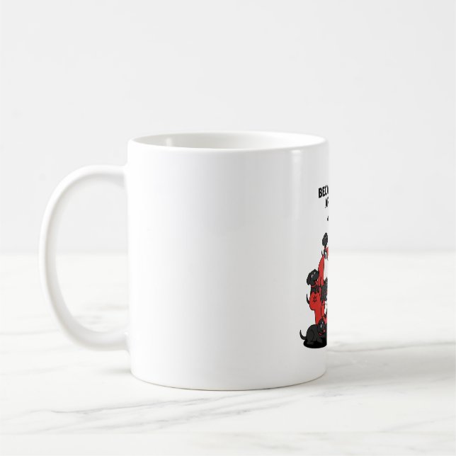 Spooky Halloween Dog Spooky Ghost 23 Coffee Mug (Left)