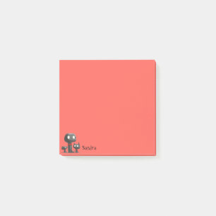 Spooky Halloween Dogs Red Post-it Notes