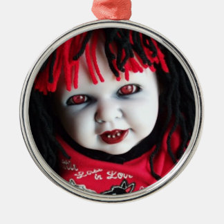 Spooky Halloween Doll Metal Tree Decoration