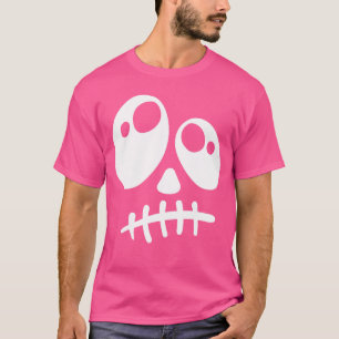 Spooky Halloween Face Scary Horror Night Fan frien T-Shirt