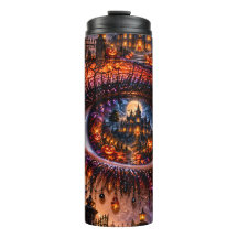 Spooky Halloween Fantasy Eye Tumbler