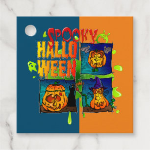 Spooky Halloween Favour Tags