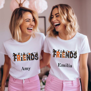 Spooky Halloween Friends Graphical Name Sweatshirt