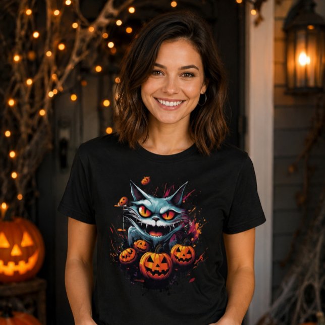 Spooky Halloween Full Moon T-Shirt (Creator Uploaded)
