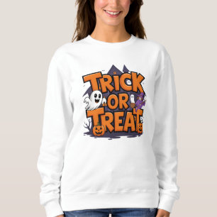 Spooky Halloween fun with candy! Sweatshirt