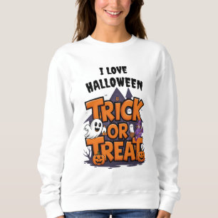 Spooky Halloween fun with candy! Sweatshirt