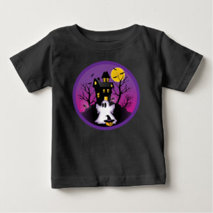 Spooky Halloween Ghost Baby T-Shirt
