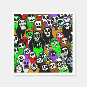 Spooky Halloween Ghost Napkins
