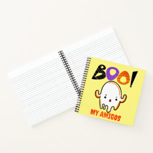 Spooky Halloween Ghost : Notebook