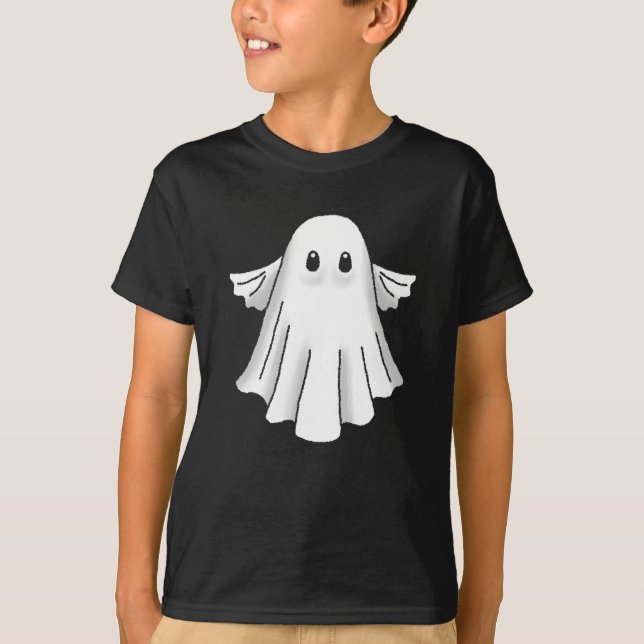 Spooky Halloween Ghost T-Shirt (Front)