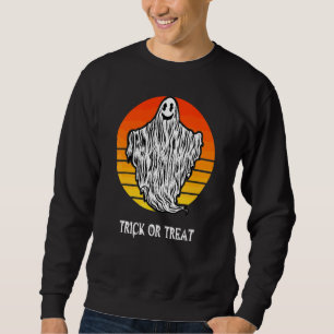 Spooky Halloween Ghost Trick Or Treat Men Women Ki Sweatshirt