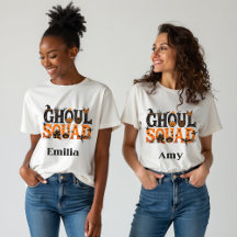 Spooky Halloween Ghoul Squad Graphical Name