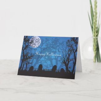 Spooky Halloween Greeting card
