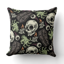 Spooky Halloween grunge Skull design