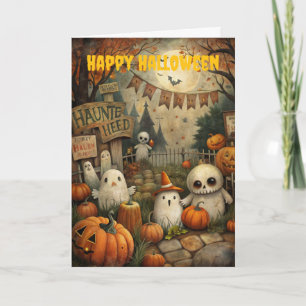 Spooky Halloween Holiday Card
