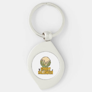 spooky halloween key ring