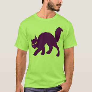 Spooky Halloween Kitty Cat Scary Evil T-Shirt