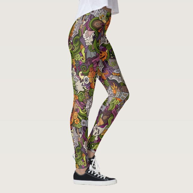 Spooky Halloween  Leggings (Right)