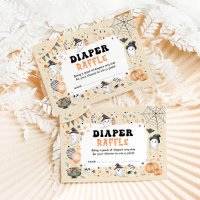 Spooky Halloween Little Boo Ghost Diaper Raffle
