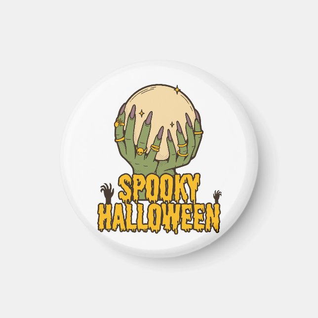 spooky halloween magnet (Front)