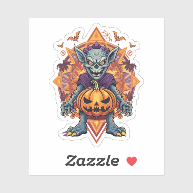 Spooky Halloween Monster (Sheet)