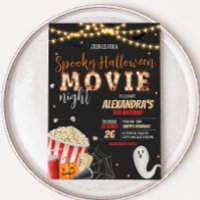 Spooky Halloween Movie Night Birthday Party