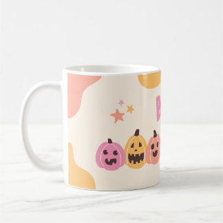 Spooky Halloween Mug – Pumpkin, Ghost & Witch Coff