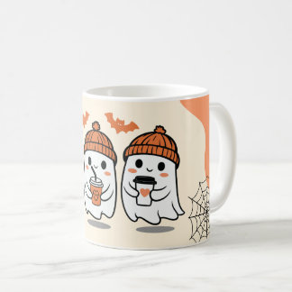 Spooky Halloween Mug – Pumpkin, Ghost & Witch Coff