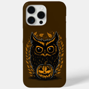 Spooky Halloween Owl iPhone 15 Pro Max Case