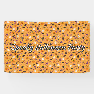 Spooky Halloween Party Banner – Haunted Nigh