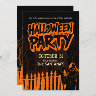 Spooky Halloween Party Flyer Invitation