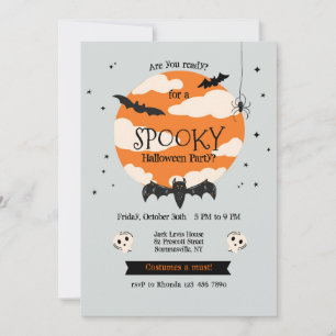 Spooky Halloween Party Invitation