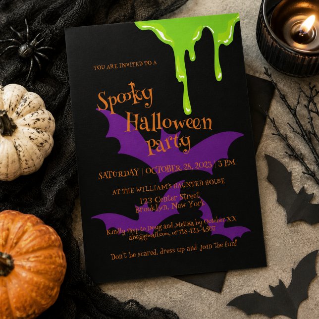 Spooky Halloween Party Invitation (Creator Uploaded)
