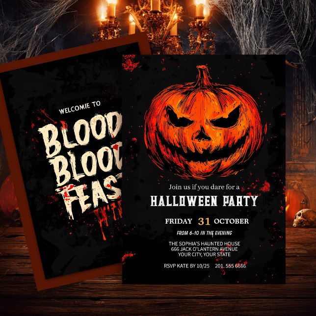 Spooky Halloween Party Invitation (Creator Uploaded)