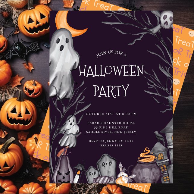Spooky Halloween Party Invitation (Creator Uploaded)