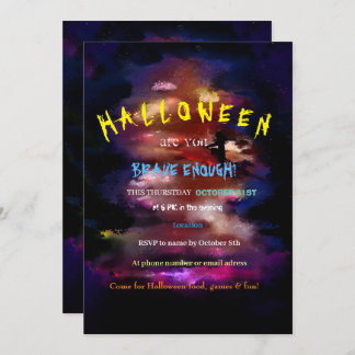 SPOOKY Halloween Party Invitation