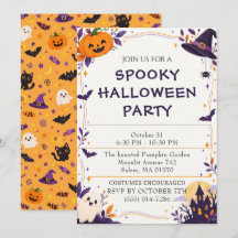Spooky Halloween Party Invitation – Fun & Eerie