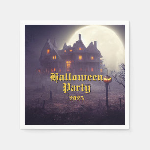 Spooky Halloween Party Napkin