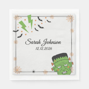 Spooky Halloween Party Napkins 3-Ply Cute Ghost