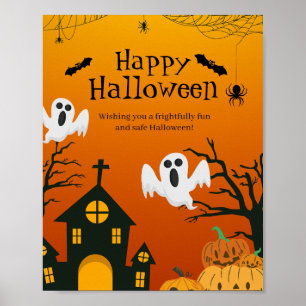 Spooky Halloween Party Poster