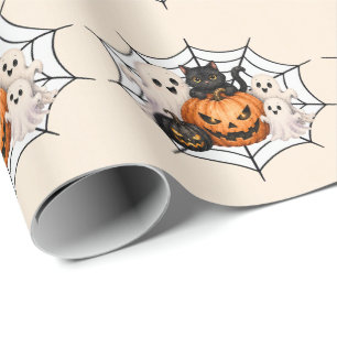 Spooky Halloween Party Wrapping Paper