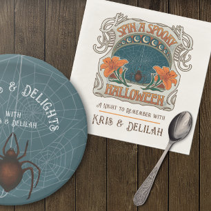 Spooky Halloween, Personalised Napkin