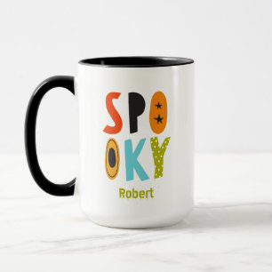 Spooky Halloween Personalized name Mug