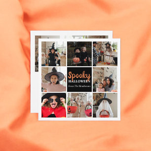 Spooky Halloween Photo Card