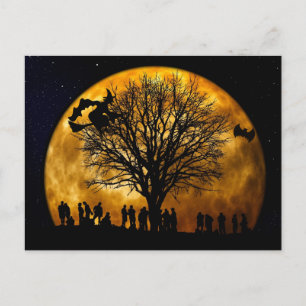 Spooky Halloween Postcard